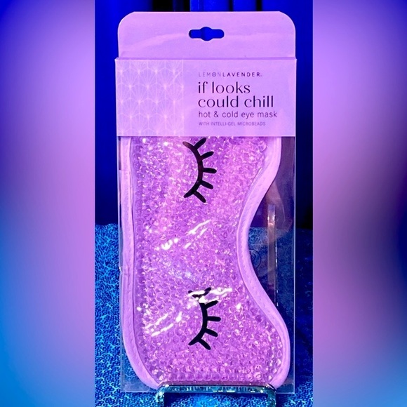 BEAUTY BUNDLE: Purple Hot/Cold Mask, Headband, Wristbands, Shea Butter Cr… - Picture 2 of 7